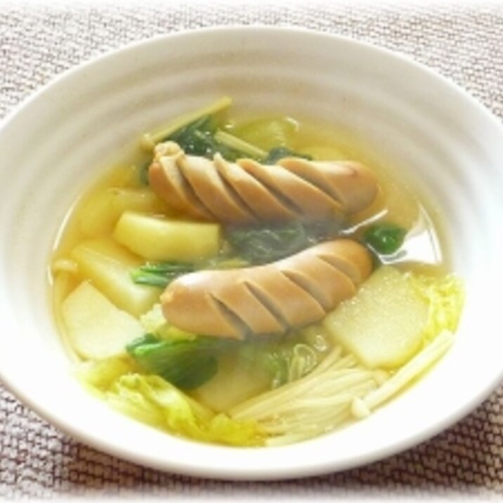 ♪♪残り野菜でことこと★簡単野菜カレースープ♪♪